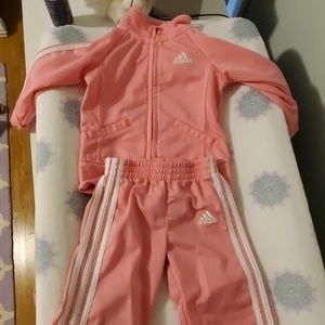 Adidas baby girl track suit